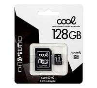 Tarjeta de memoria Micro SD con adaptador de 128 GB (clase 10) - COOL