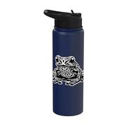 Cool Tattoo Frog Rana fresca Stainless Steel Insulated Water Bottle