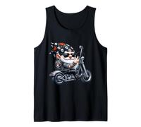 Cool Tattoo GNOME Graphic For Men Women Funny Motorcycle Camiseta sin Mangas
