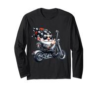 Cool Tattoo GNOME Graphic For Men Women Funny Motorcycle Manga Larga