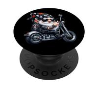 Cool Tattoo GNOME Graphic For Men Women Funny Motorcycle PopSockets PopGrip Adhesivo