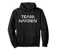 Cool: Team Hayden First Name Show Support, Be On Team Hayden Sudadera con Capucha