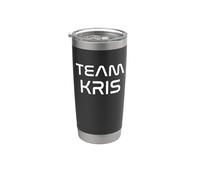 Cool: Team Kris First Name Show Support, Be On Team Kris Vaso térmico de acero inoxidable de doble pared