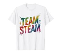 Cool Team Steam Equipo de física Aprender Stem Stud Steminist Camiseta