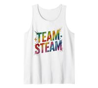 Cool Team Steam Equipo de física Aprender Stem Stud Steminist Camiseta sin Mangas