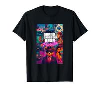 Cool Teddy Bear Florida Illustration Novelty Graphic Designs Camiseta