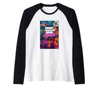 Cool Teddy Bear Florida Illustration Novelty Graphic Designs Camiseta Manga Raglan