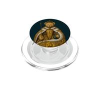 Cool Teddy Bear Inspired from Royal Art Abstract Cool PopSockets PopGrip para MagSafe
