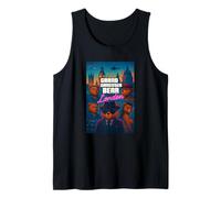 Cool Teddy Bear London Illustration Novelty Graphic Designs Camiseta sin Mangas