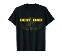Cool The Best Dad In The Galaxy Illustration Graphic Designs Camiseta