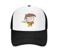 Cool The Fairly OddParents Timmy Turner Adult Nylon Adjustable Hip-Hop Baseball Cap Black