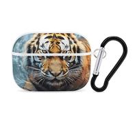 Cool Tiger - Funda protectora para AirPods Pro 2, a prueba de golpes, carcasa dura para mujeres y hombres, compatible con Airpod Pro Case 2ª/1ª generación con llavero, color blanco