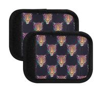 Cool Tiger Head - Funda protectora para asa de equipaje, funda protectora para maleta, equipaje de mano, Cabeza de tigre brillante, one sizex2