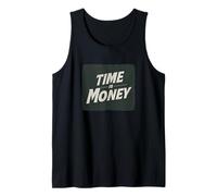 Cool Time is Money Statement Disfraz Camiseta sin Mangas