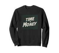 Cool Time is Money Statement Disfraz Sudadera