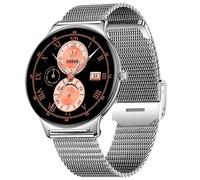 Cool Ultrathin Reloj Smartwatch (AMOLED, Llamadas, Salud, Deporte) Gris + 2 Correas