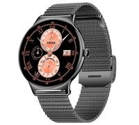 Cool Ultrathin Reloj Smartwatch (AMOLED, Llamadas, Salud, Deporte) Negro + 2 Correas