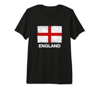 Cool United Kingdom England Flag Illustration Graphic Design Camiseta Premium