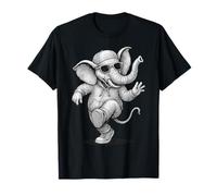 Cool Urban Streetwear Elephant - Animal inspirado en el hip-hop Camiseta