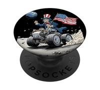 Cool US Moon Vehículo PopSockets PopGrip Adhesivo