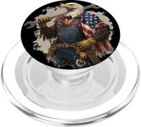 Cool USA - Disfraz de águila de reparación de automóviles para Hombre y Mujer PopSockets PopGrip para MagSafe