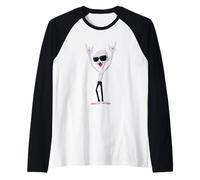 Cool Vampire Rock On Funny Gothic Monster Graphic Gafas de Sol Camiseta Manga Raglan