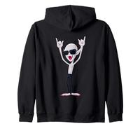 Cool Vampire Rock On Funny Gothic Monster Graphic Gafas de Sol Sudadera con Capucha