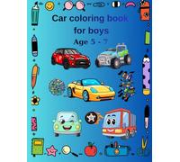 Cool Vehicles Coloring Book for Kids: 30 Simple and Fun Coloring Pages of Cars, Trucks, Construction Excavators, and Monster Trucks for Toddlers and Kids Ages 5 - 7