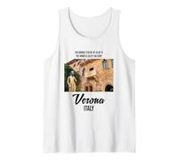 Cool Verona Italy The Romeo & Juliet Illustration Graphic Camiseta sin Mangas