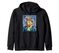 Cool Vincent Van Gogh Painter Profile Graphic Design Art Sudadera con Capucha