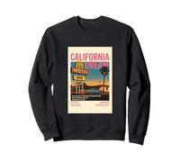 Cool Vintage California Illustration Novelty Graphic Designs Sudadera