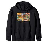 Cool Vintage California Illustration Novelty Graphic Designs Sudadera con Capucha
