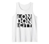 Cool Vintage London City Fashion tee Shirts, London Outfit Camiseta sin Mangas