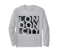 Cool Vintage London City Fashion tee Shirts, London Outfit Manga Larga