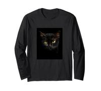 Cool Wild Black Cat Illustration Novelty Graphic Designs Manga Larga