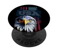Cool Wild USA Eagle Illustration Novelty Graphic Designs PopSockets PopGrip Adhesivo