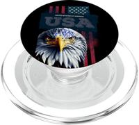 Cool Wild USA Eagle Illustration Novelty Graphic Designs PopSockets PopGrip para MagSafe