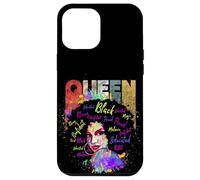 Cool Women Black Educated Melanin Queen Girl Graphic Design Carcasa para iPhone 12 Pro MAX