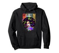 Cool Women Black Educated Melanin Queen Girl Graphic Design Sudadera con Capucha
