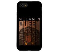 Cool Women Girls Black Melanin Queen Magic, Melanin Queen Carcasa para iPhone SE (2020) / 7/8