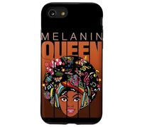 Cool Women Girls Black Melanin Queen Magic, Melanin Queen Carcasa para iPhone SE (2020) / 7/8