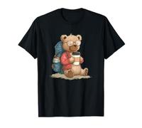 Cool World Traveler - Disfraz de Oso de Peluche con Taza y Bolsa Camiseta