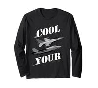 Cool Your Jets - Divertido diseño de Humor sarcástico Manga Larga