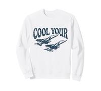 Cool Your Jets Funny Airplane Sudadera