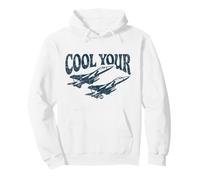 Cool Your Jets Funny Airplane Sudadera con Capucha