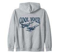 Cool Your Jets Funny Airplane Sudadera con Capucha