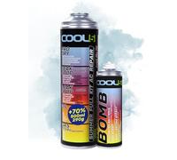 COOL5 5en1 - Kit de reparación de aire acondicionado, AC, sustitución de refrigerante R134a, para carga de aire acondicionado para coches 1995-2016 + bomba de refresco + APC 500ml