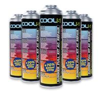 Cool5 Kit de reparación de Aire Acondicionado Summer Full Kit AC 5 en 1 (R1234yf), para vehículos a Partir de año de construcción 2017, 290 g + 70% de Producto, solución de Aire Acondicionado