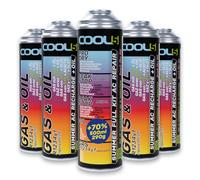 Cool5 - Summer Full KIT AC 5 en 1 + 4 latas Summer AC Recharge + aceite - Refrigerante y cambio de aceite - Gas (R1234yf), aceite de aire acondicionado para coches a partir de 2017 - Paquete grande