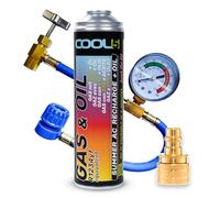 Cool5 , sustituto r1234yf, Sellador, refrigerante para Aire Acondicionado de automóviles, Equivalente a 760 g, 1 Lata, 2 en 1, 290g,